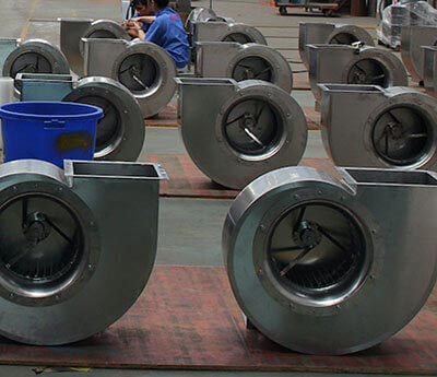 前傾離心風(fēng)機的安裝